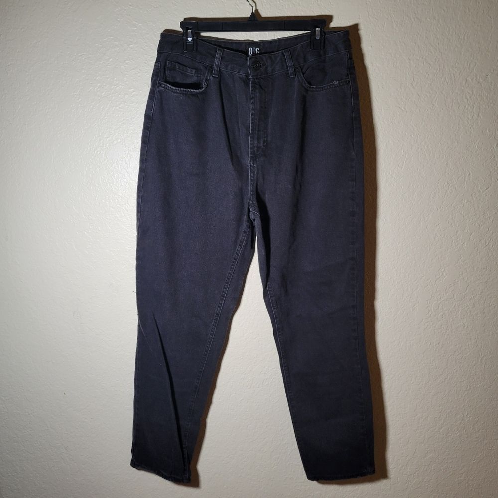 BDG | Women's Black Mom Jeans Size W31 Grunge High Waist Rocker Biker Whimsigoth